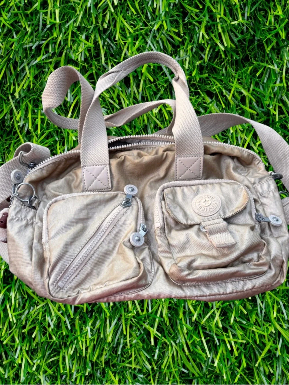 Kipling Gold Defea Messenger Bag